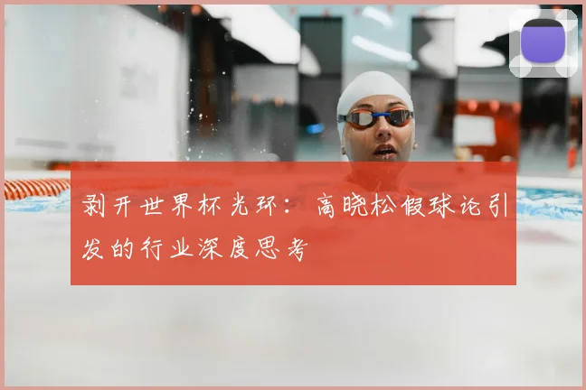 剥开世界杯光环：高晓松假球论引发的行业深度思考