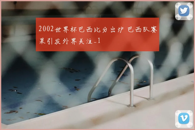2002世界杯巴西比分出炉 巴西队赛果引发外界关注_1